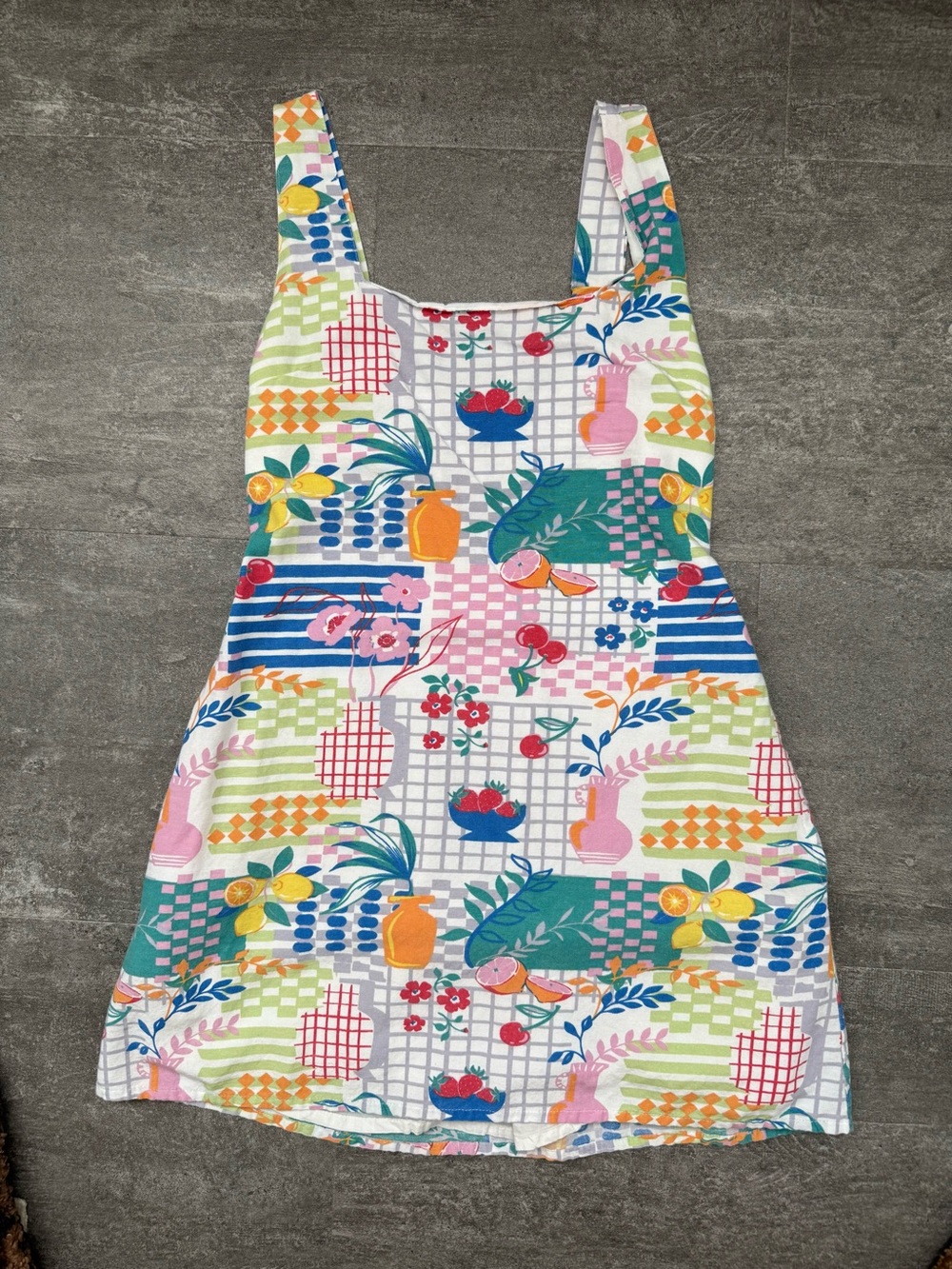 Japna Floral Fruit Print dress - Multi